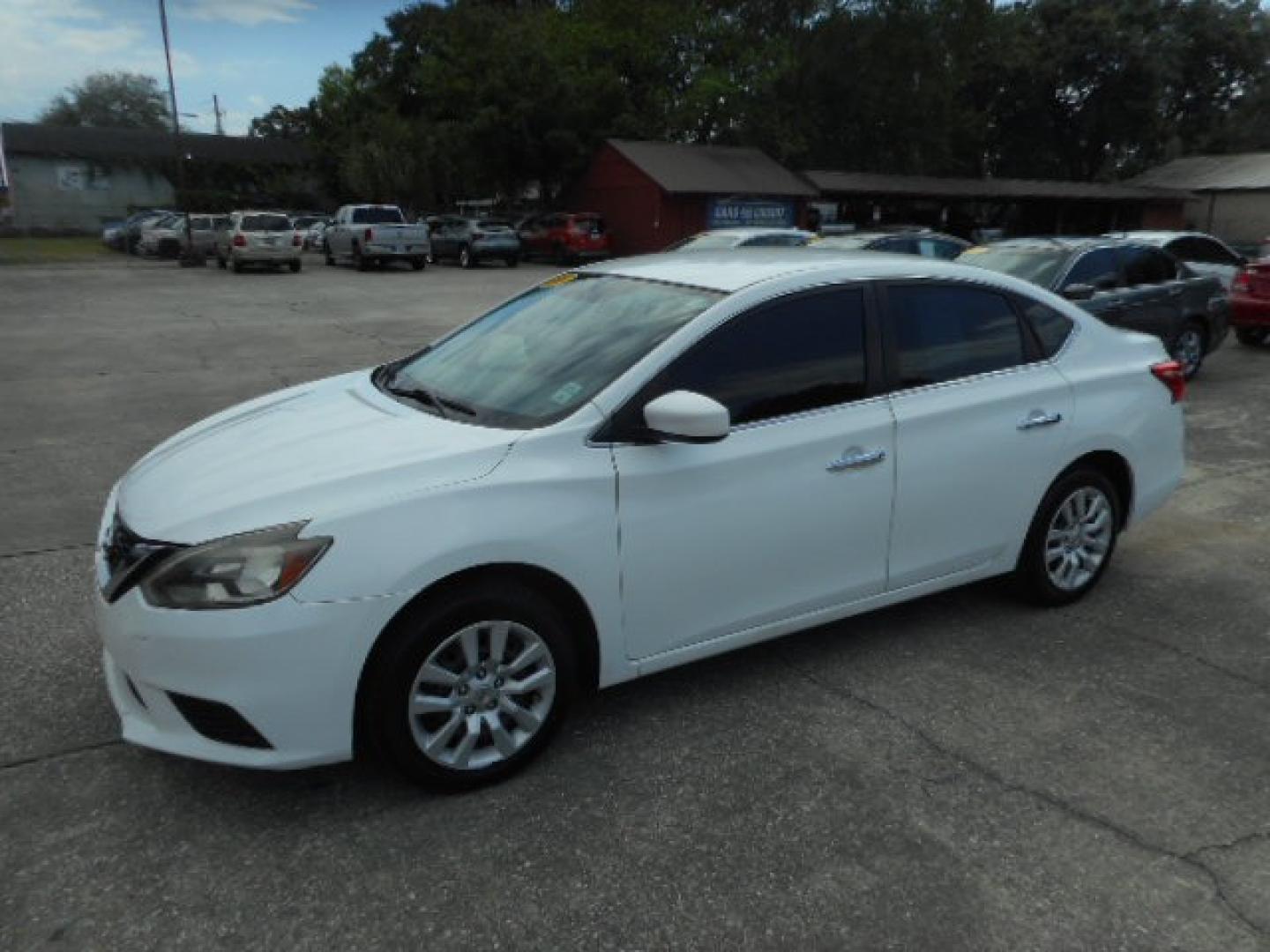 2016 WHITE NISSAN SENTRA SR; S; SL; SV (3N1AB7AP4GY) , located at 10405 Abercorn Street, Savannah, GA, 31419, (912) 921-8965, 31.988262, -81.131760 - Photo#1